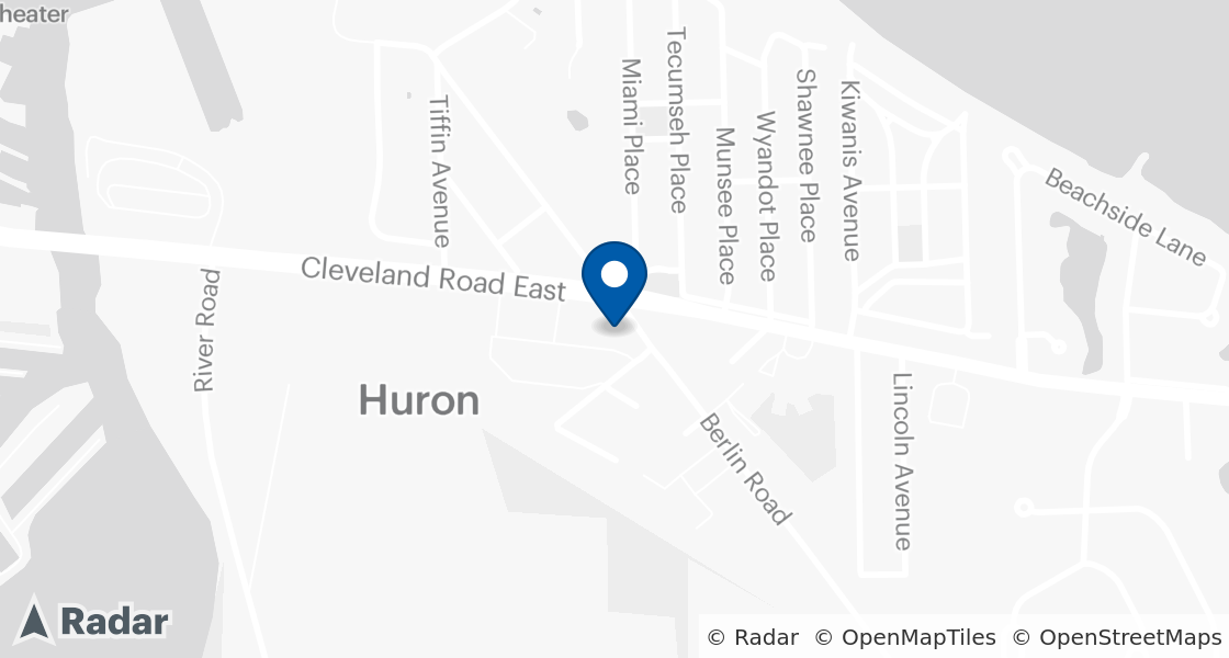 Map of Dairy Queen Location:: 428 Cleveland Rd E, Huron, OH, 44839-1750